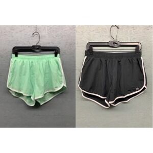 Alo Ivy League Dolphin Shorts Green Black‎ Size W28 Running Athletic
